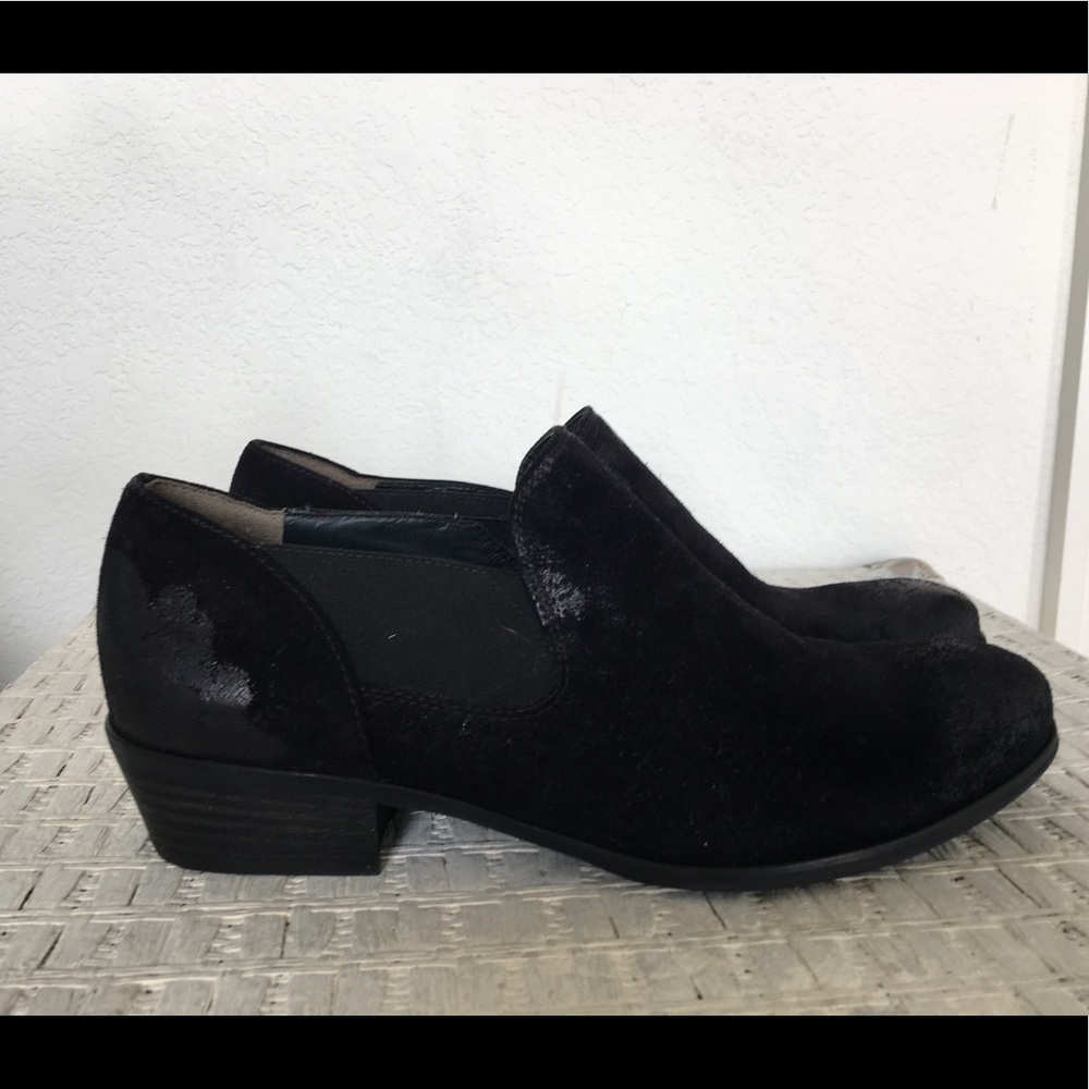 Paul Green Chelsea Shootie, Black Distressed Suede